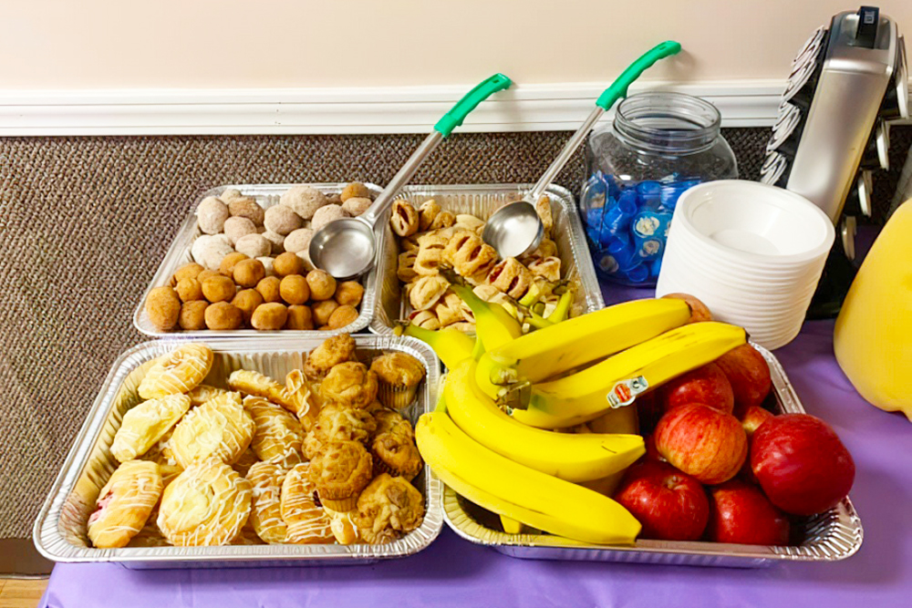 Meals And Snacks Provided Throughout The Day